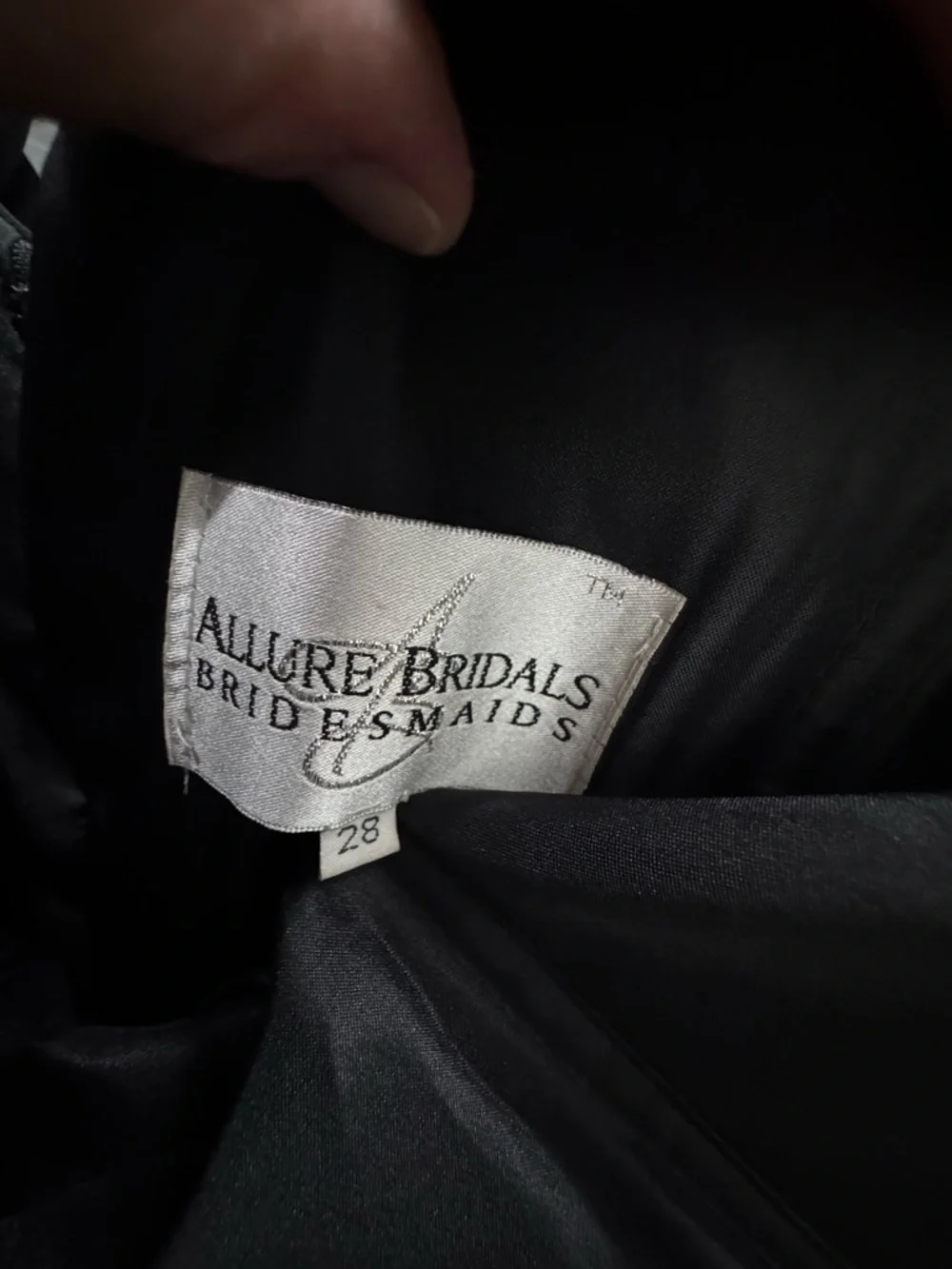 Strapless Black Chiffon Evening Dress - Picture 2 of 5